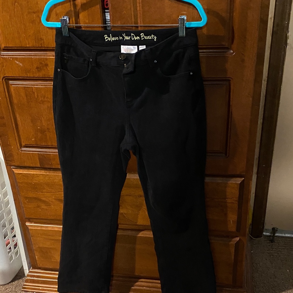 Belle Kim Gravel 10P Black Women's Jeans